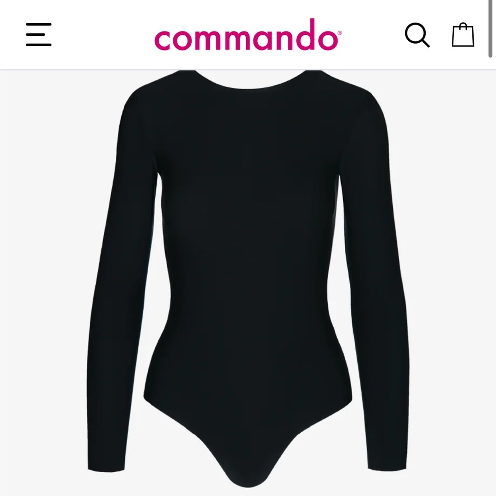 Commando butter long sleeved body suit